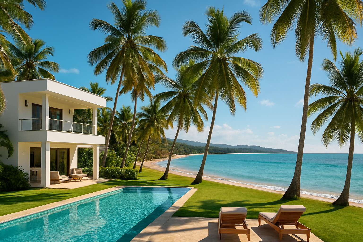 Hermosa vista de Samaná, República Dominicana